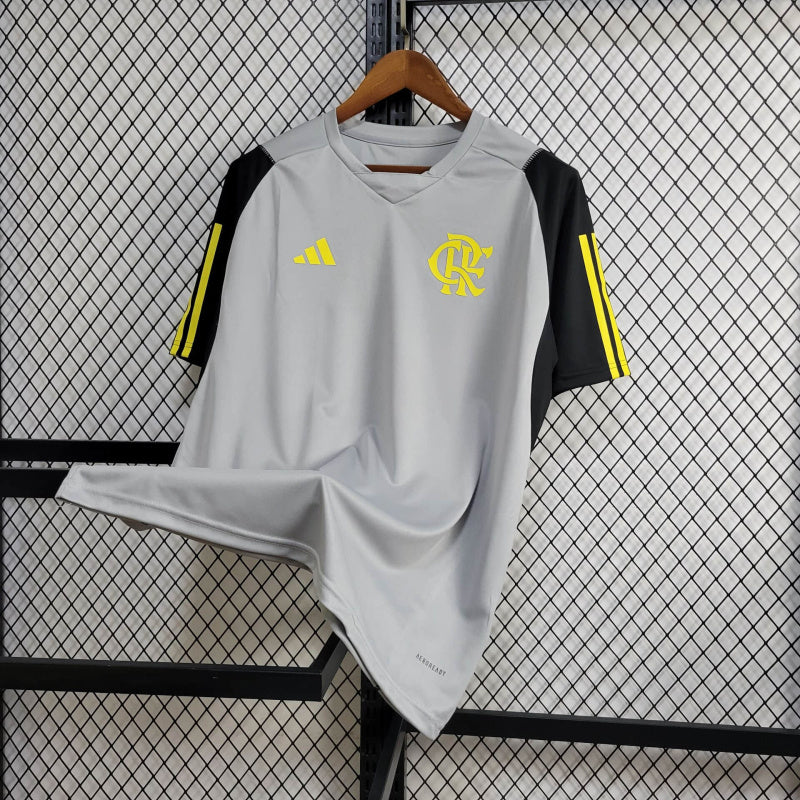 Camisa Flamengo Treino Cinza 24/25 - Adidas Versão Torcedor