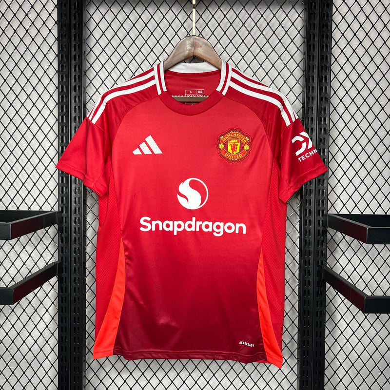 Camisa Manchester United Home 24/25 - Adidas Torcedor Masculina