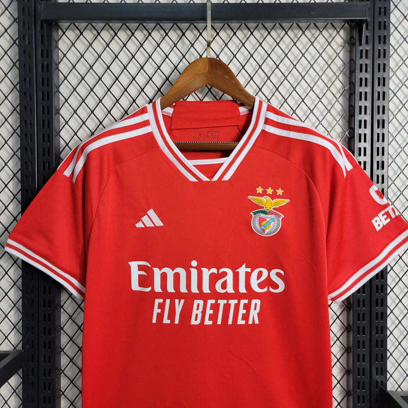 Camisa Benfica Home  23/24 - Adidas Torcedor Masculina - Lançamento