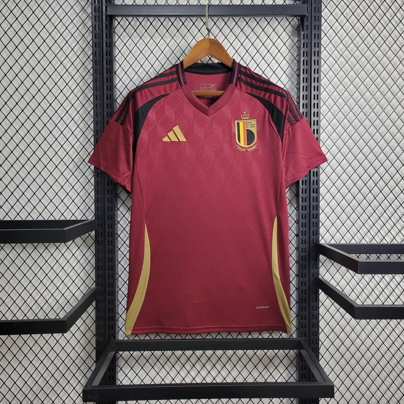 Camisa Bélgica Home 24/25 - Adidas Versão Torcedor - Vermelha