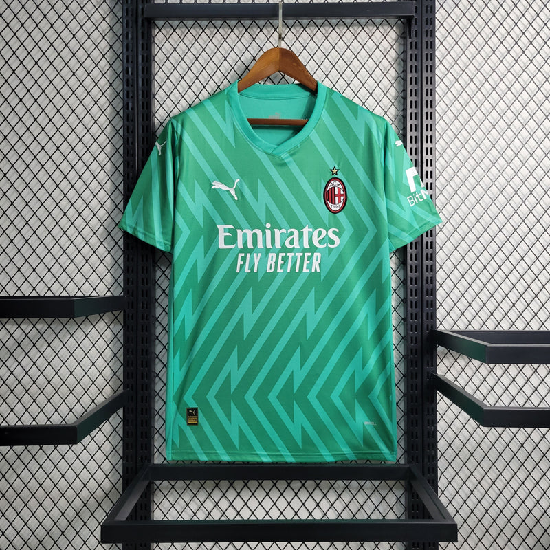 Camisa Milan Goleiro 23/24 Puma Torcedor Masculina - Lançamento