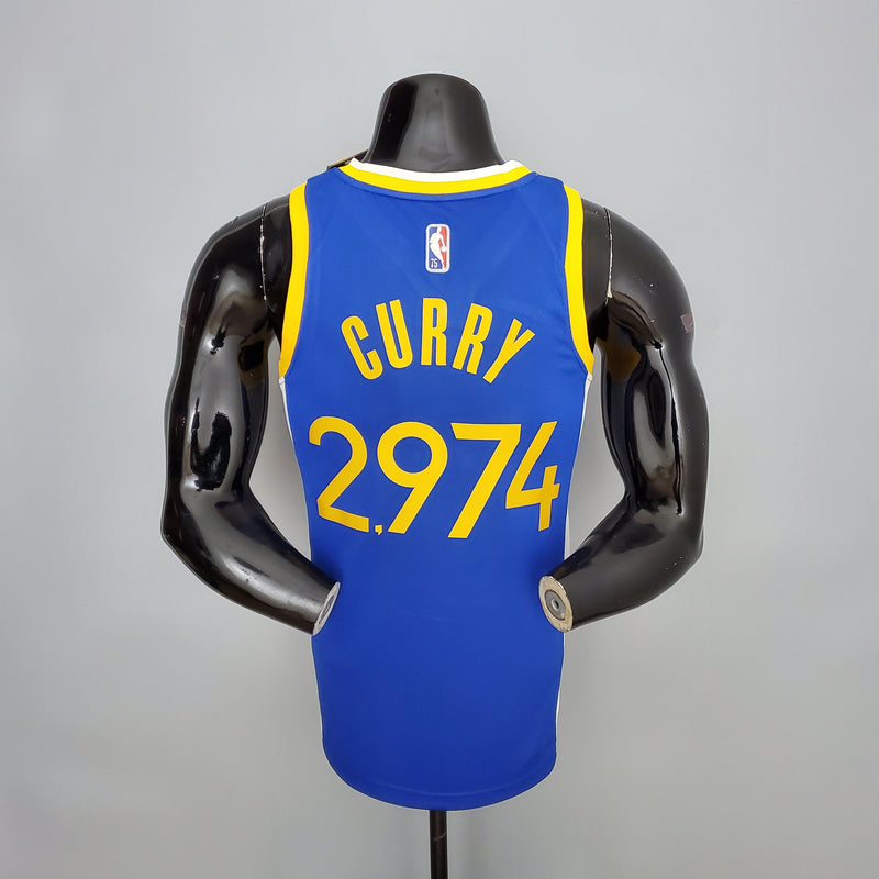 Camisa NBA Golden State Warriors #30 Curry - #2974 Blue