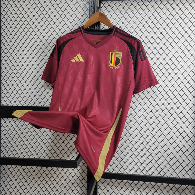 Camisa Bélgica Home 24/25 - Adidas Versão Torcedor - Vermelha