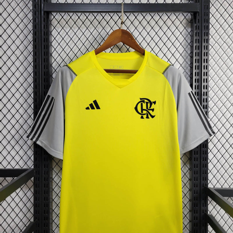 Camisa Flamengo Treino Amarela 24/25 - Adidas Versão Torcedor