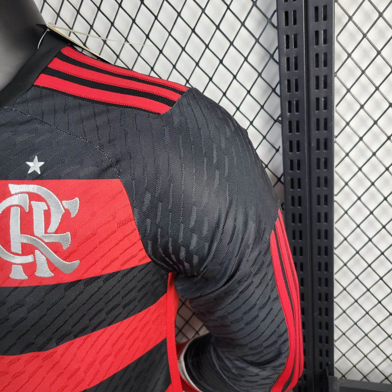 Camisa Flamengo Manga Comprida 24/25 - Adidas Jogador Masculina