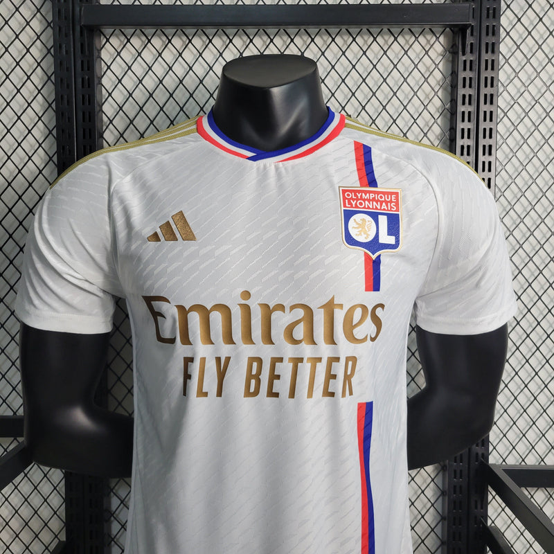 Camisa Lyon Home 23/24 - Adidas Jogador Masculina