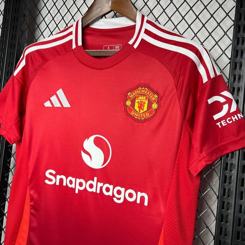 Camisa Manchester United Home 24/25 - Adidas Torcedor Masculina